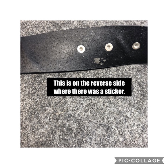 Style & Co Studded Pattern Belt Black 28-32” As Is - Picture 10 of 10